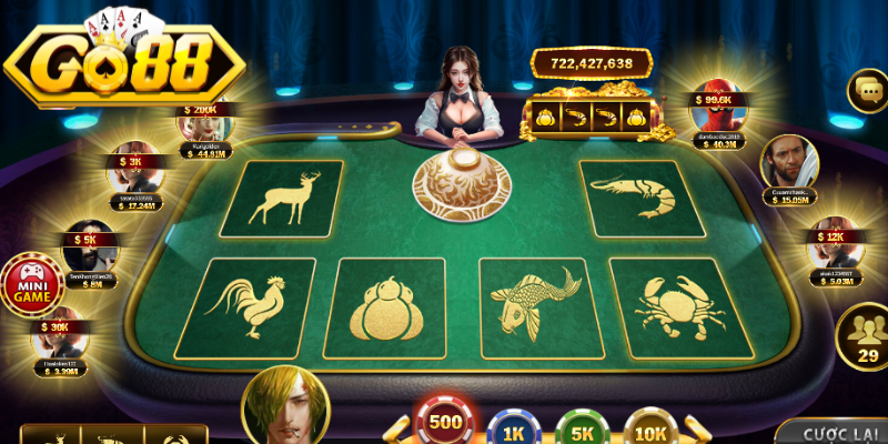 Bầu Cua Go88 - Game Đổi Thưởng Xanh Chín Bậc Nhất 2026 2 Tìm hiểu luật chơi cơ bản cho anh em newbie